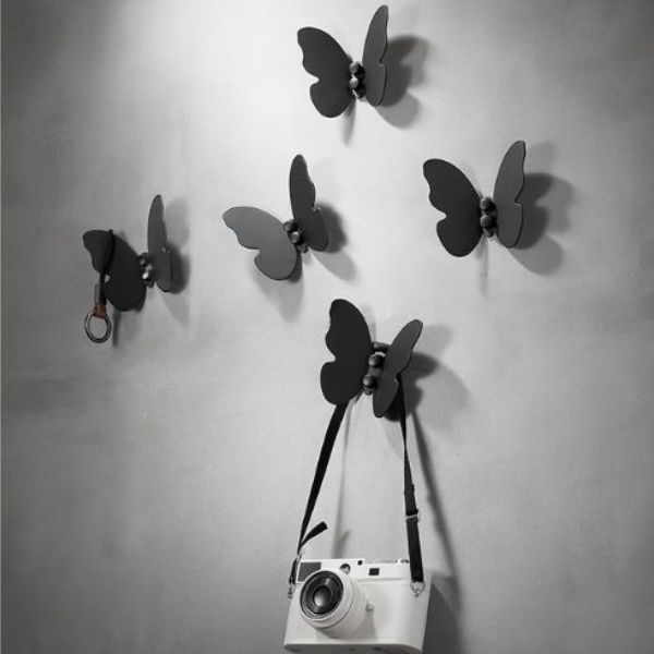 Porte manteau chambre papillon