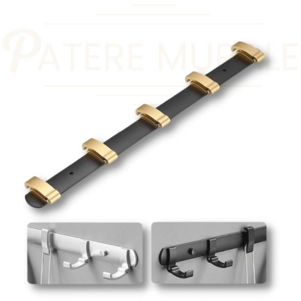 Porte manteau couloir en aluminium