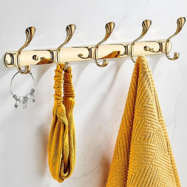 Porte manteau doré