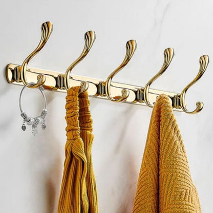 Porte manteau doré
