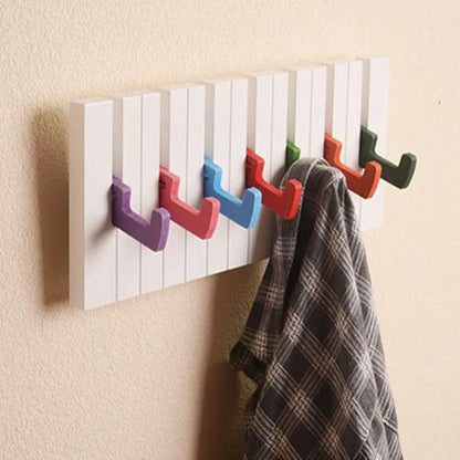 porte manteau mural chambre enfant 7 crochets
