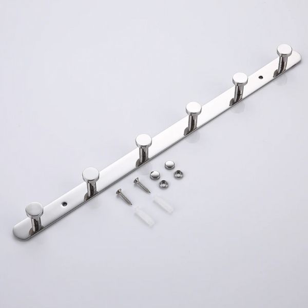 Porte manteau mural chrome