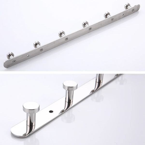 Porte manteau mural chrome