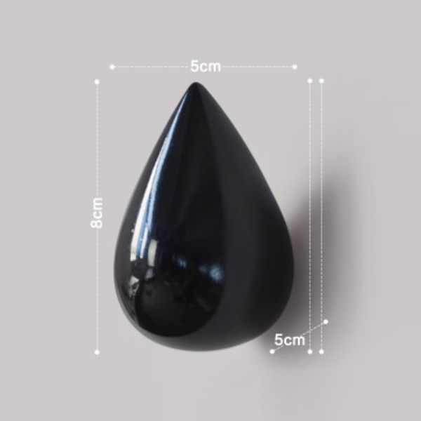 porte manteau mural noir design small