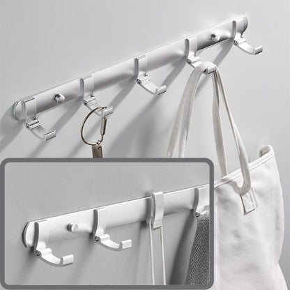 Porte manteau couloir argent