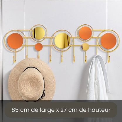 Porte manteau pour entrée 9 crochets