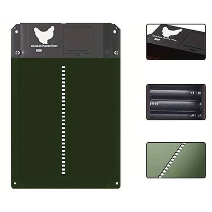 Porte poulailler automatique