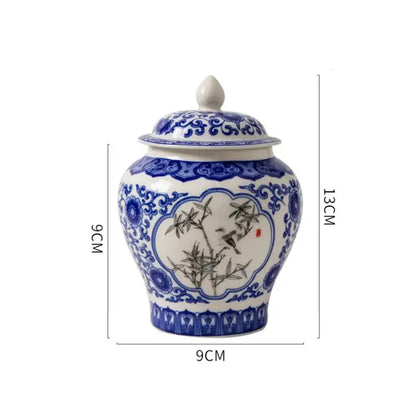 Pot à Thé Porcelaine Bleu