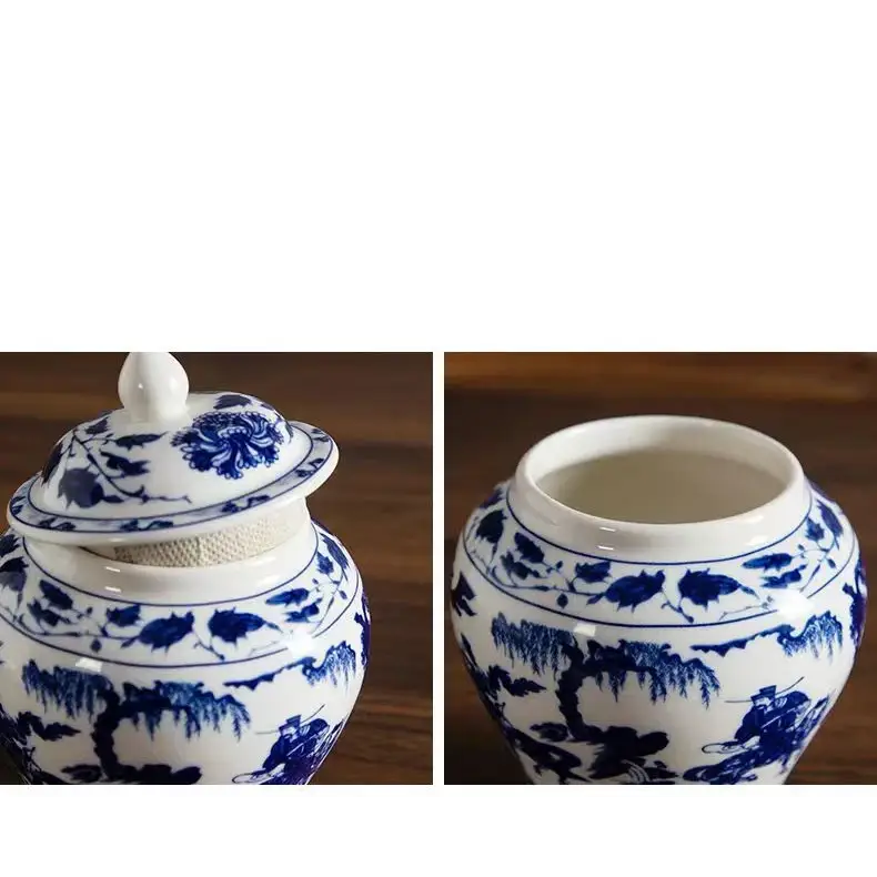Pot à Thé Porcelaine Bleu