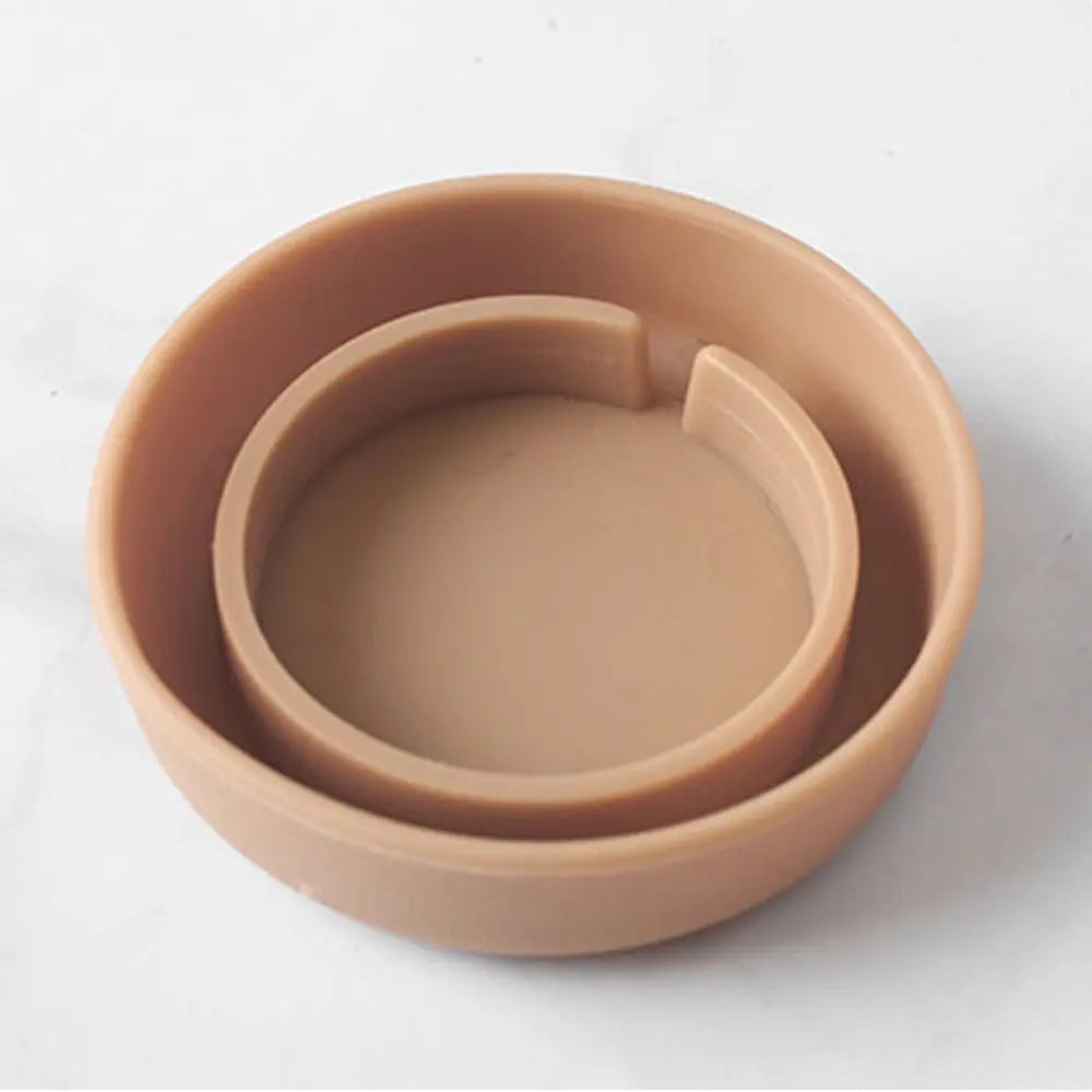 Pot de Fleur Circulaire avec Réservoir à Absorption d'Eau Automatique