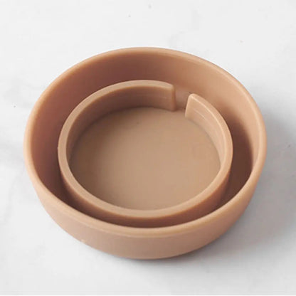 Pot de Fleur Circulaire avec Réservoir à Absorption d'Eau Automatique