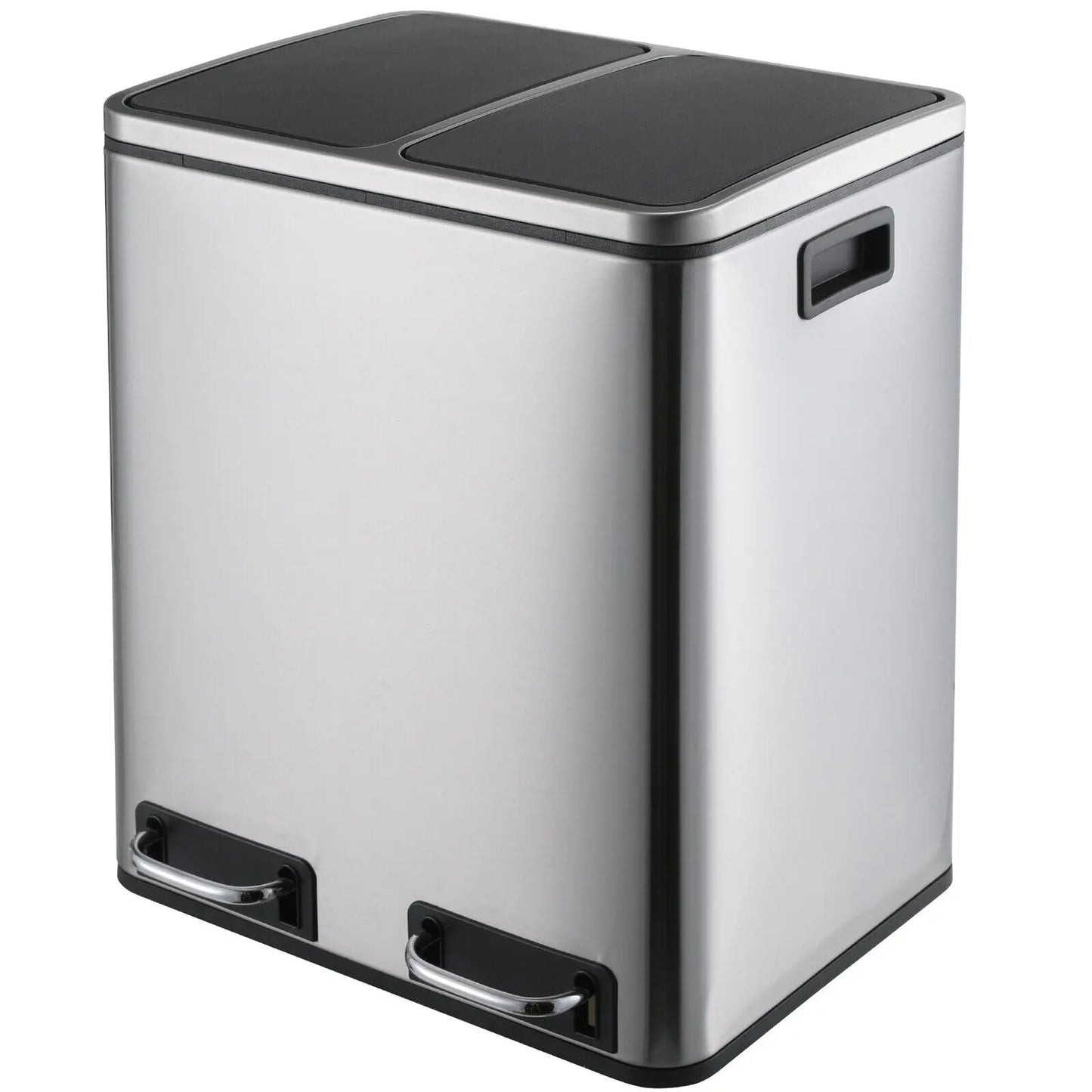 Poubelle de Tri Cuisine en Acier Inoxydable