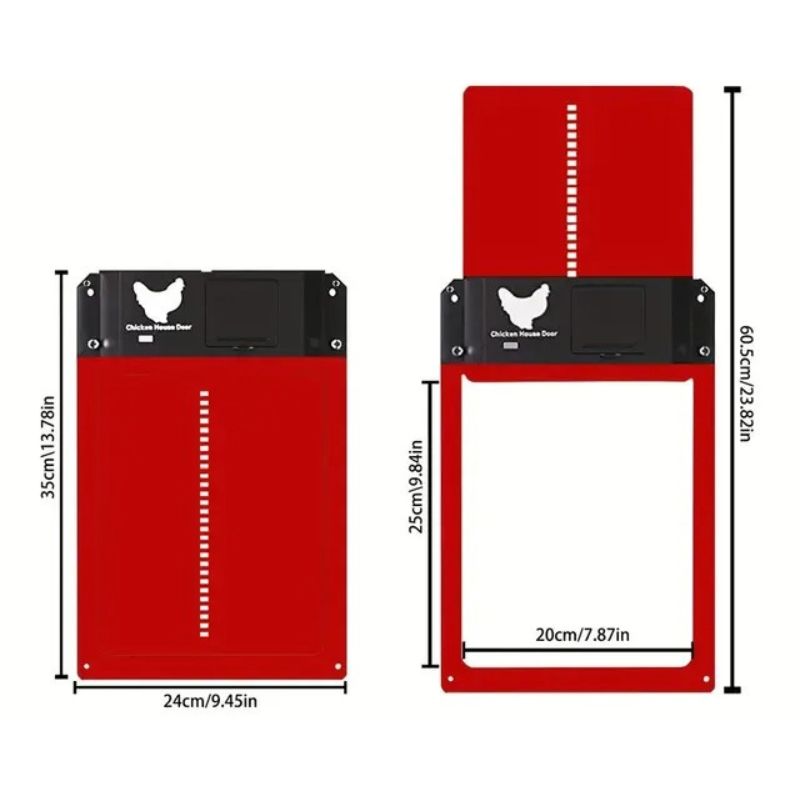 Porte poulailler automatique