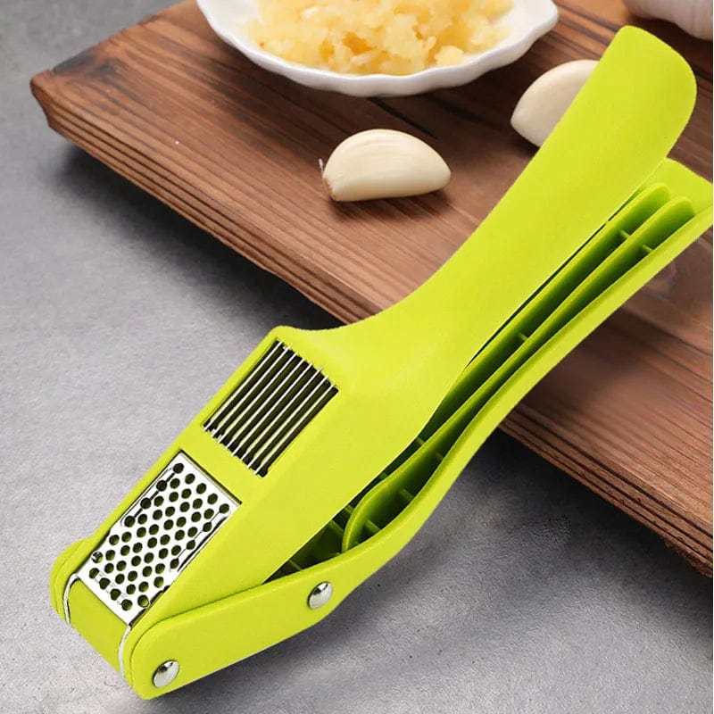 Presse-ail 2-en-1 en acier inoxydable pour écraser et trancher l'ail, presse-légume pour la cuisine à la maison