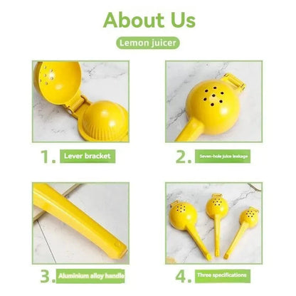 Presse-citron manuel coloré - Extracteur de jus compact