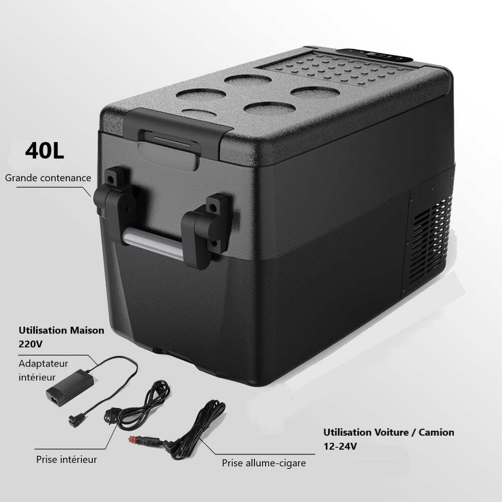 Glacière Electrique Voiture/Camion 40L - 12V -220V