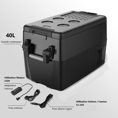 Glacière Electrique Voiture/Camion 40L - 12V -220V