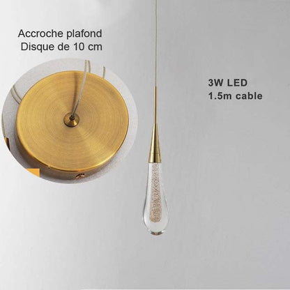 Suspension art déco