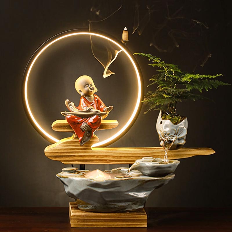 Fontaine Bouddha LED