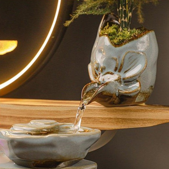 Fontaine Bouddha LED