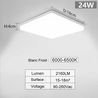 plafonnier salon led