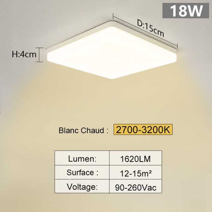 plafonnier salon led