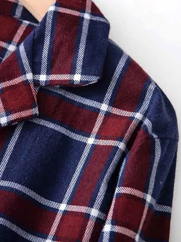 Pyjama À Carreaux Pour Homme "Chaleur Nocturne"