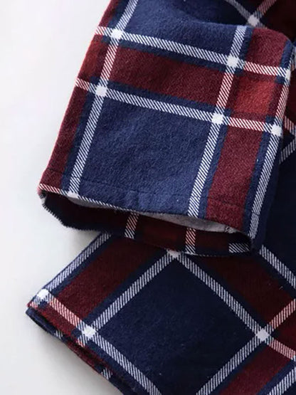 Pyjama À Carreaux Pour Homme "Chaleur Nocturne"