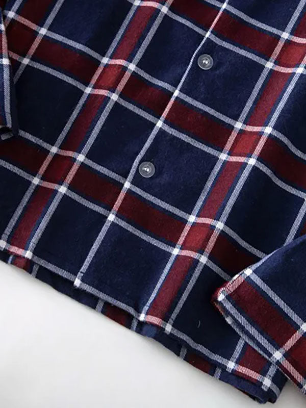 Pyjama À Carreaux Pour Homme "Chaleur Nocturne"