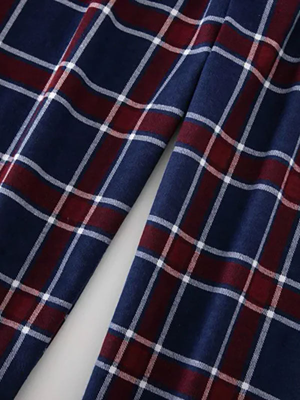 Pyjama À Carreaux Pour Homme "Chaleur Nocturne"