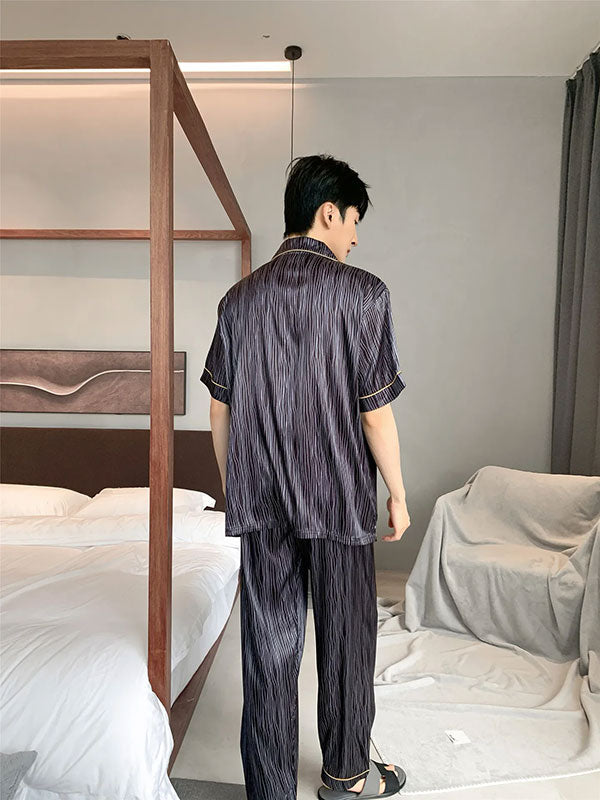 Pyjama Chic Pour Homme En Satin "Calme Nocturne"