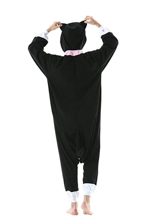 Combinaison Pyjama Homme Chat Noir