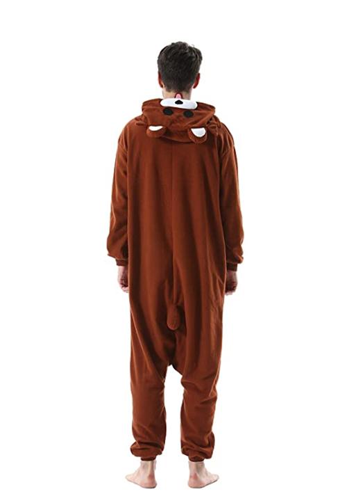 Combinaison Pyjama Homme Ours Brun