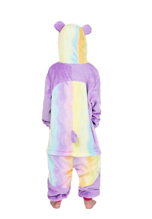 Combinaison Pyjama Panda Arc-en-Ciel
