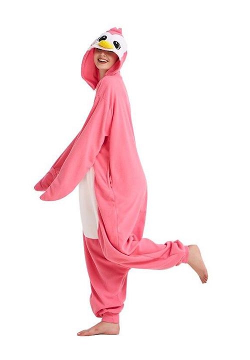 Combinaison Pyjama Pingouin Rose