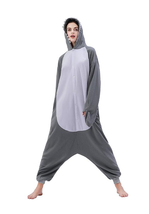 Combinaison Pyjama <br> Requin Blanc