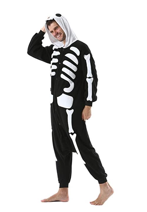 Combinaison Pyjama Homme Squelette