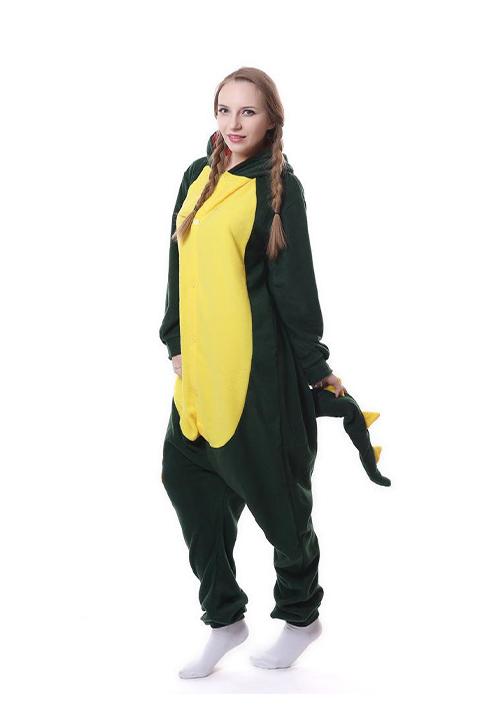 Combinaison Pyjama Crocodile Doré