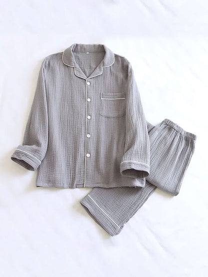 Pyjama En Coton Pour Homme Gris "Brume Matinale" | Pyjama Shop