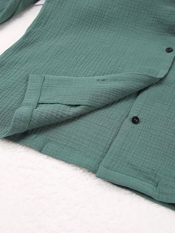 Pyjama En Coton Pour Femme "Lueur d'Émeraude"