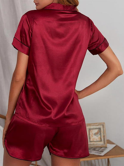 Pyjama En Satin "Ivresse D'amour"