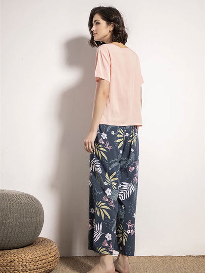 Pyjama Pour Femme 2 Pièces "Nuit Fleurie"