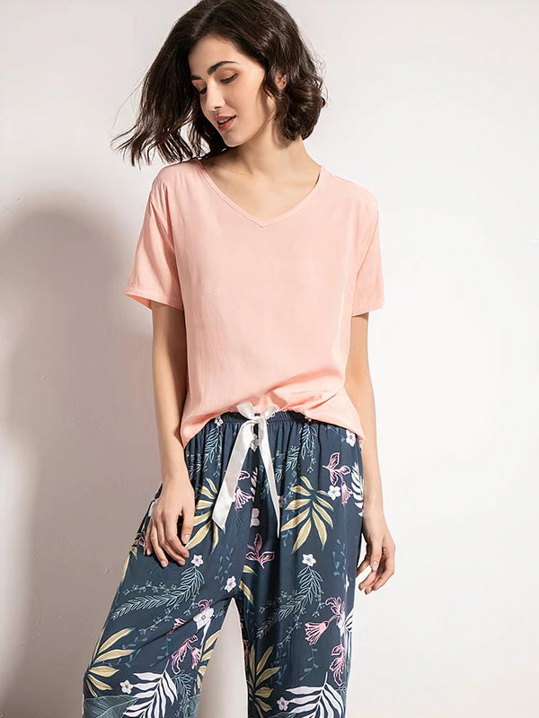 Pyjama Pour Femme 2 Pièces "Nuit Fleurie"
