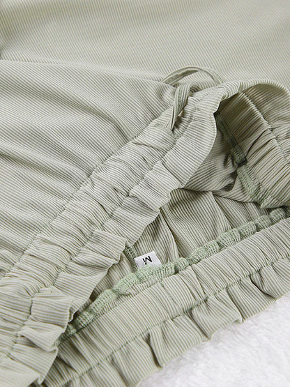 Beau Pyjama Pour Femme 3 Pièces "Rêve Vert"