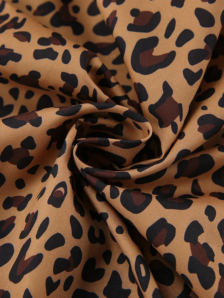Pyjama Pour Femme En Satin "Léopard"