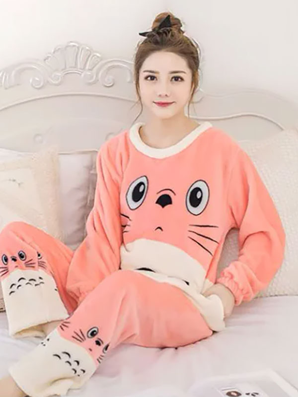 Pyjama D'hiver Chaud Pour Femme "Tendresse Polaire"