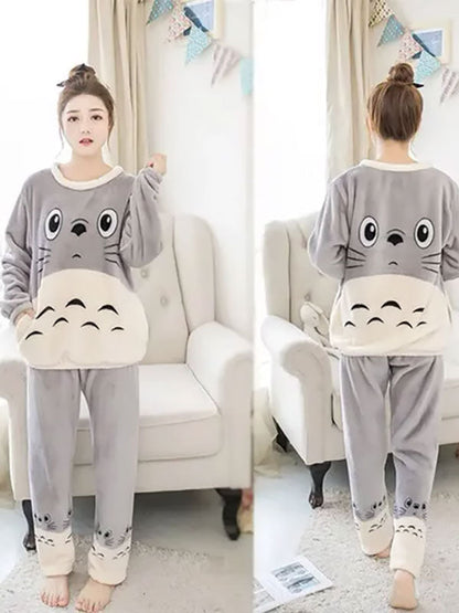 Pyjama D'hiver Chaud Pour Femme "Tendresse Polaire"