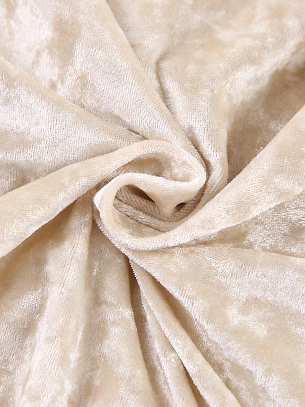 Pyjama Crème En Velours Pour Femme "Éclat d'Opale"