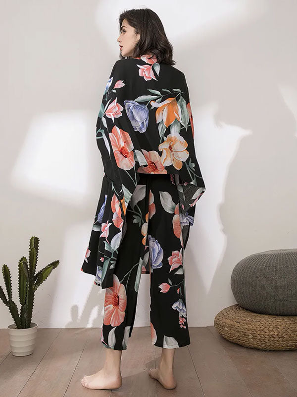 Pyjama Femme 3 pièces "Mystère de Lys"