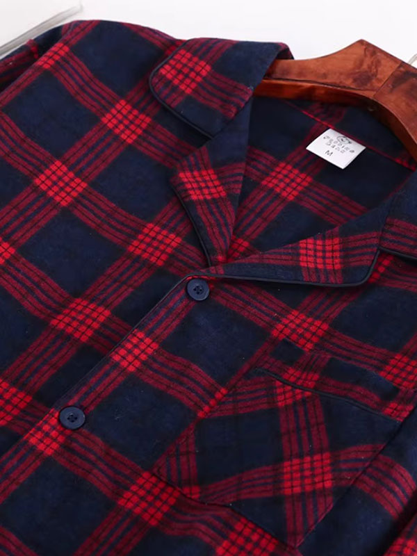 Pyjama Pour Homme À Carreaux "Douceur de Nuit"